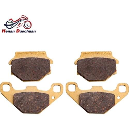 LOW DUST Front Rear Brake Pads Set For KAWASAKI KX125 KX125E BJ250 BJ250B Estrella BJ250C KX250 KX250D BJ KX 125 250 KXT250