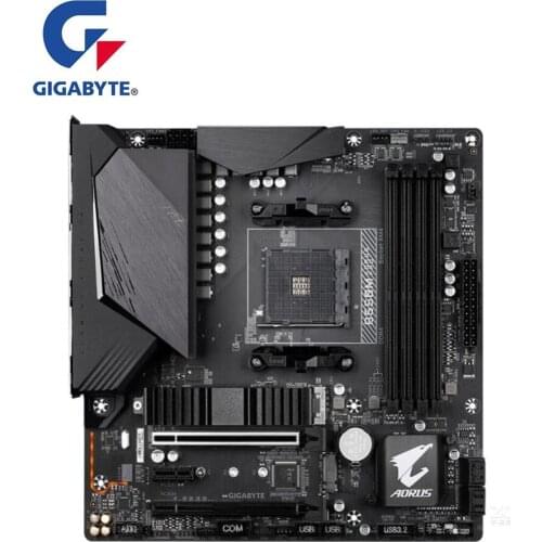 For Gigabyte GA B550M AORUS PRO Motherboard AM4 DDR4 B550 Used Desktop Mainboard Support R5 R7 5800X 5600X 5300X