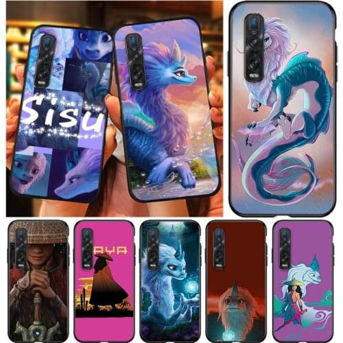 Cute Raya and The Last Dragon For OPPO Find X3 X2 Lite K5 K3 R17 R15 R9S F15 F11 F19 F9 F7 Neo Pro Soft Silicone Phone Case