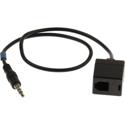 RJ9 4P4C Modular Jack Male to Female Adapter Cable for Headset to Telephone