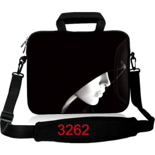Neoprene Soft Netbook Sleeve Bag 10 12 13 14 15 17 Handle Carry Laptop Bags Case Pouch Protector For Lenovo Dell Macbook Air Pro