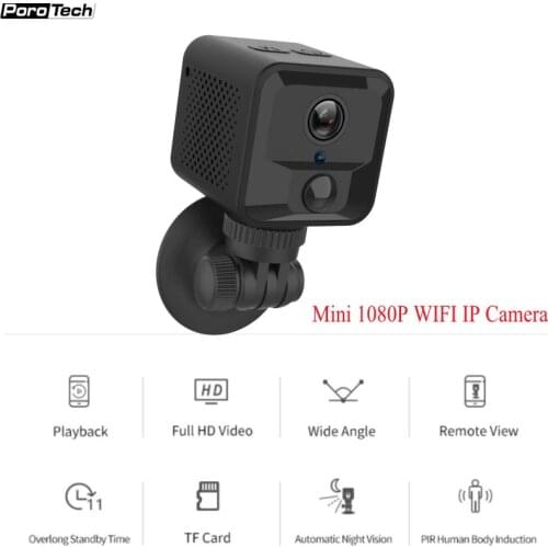 S9 Mini IP Camera WiFi Wireless 1080P PIR Network Camera H.265 P2P Connnect with Human motion detection support Night Vision
