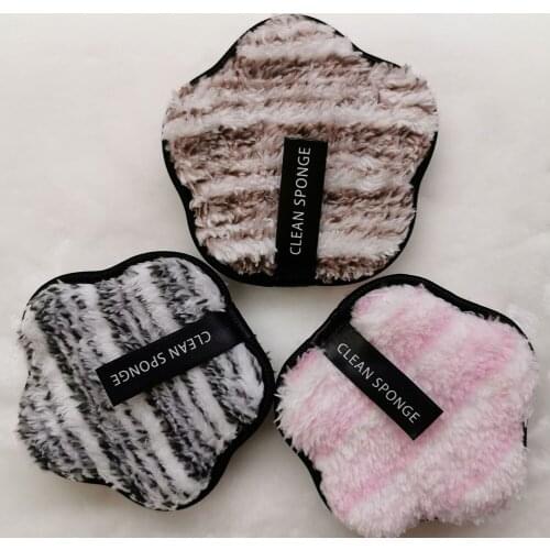 Make up Remover Promotes Healthy Skin Microfiber Cloth Pads Remover Towel Face Cleansing Makeup Lazy Cleansing Powder Puff