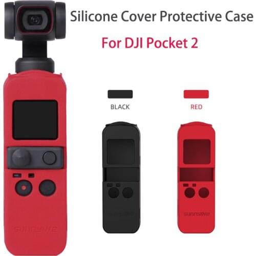 Sunnylife osmo pocket 2 Silicone Cover Protective Case Scratch-proof Accessories For DJI Pocket 2 Gimbal Camera Accessories