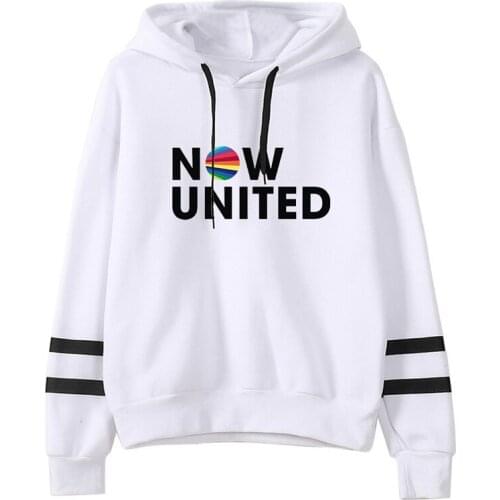 Now United Better Album Hoodie Sweatshirt For Female Now United Lyrics Streetwear Girl Kawaii Harajuku Casual Printed Kpop Tops