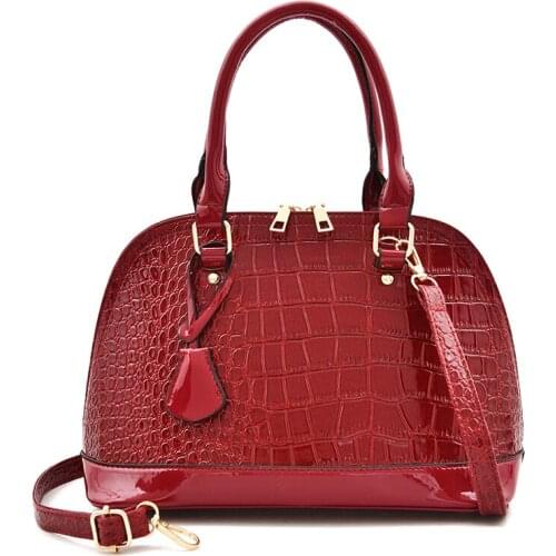 High quality pattern womens shoulder bag large capacity new fashion handbag PU discount womens Messenger bag party shopping