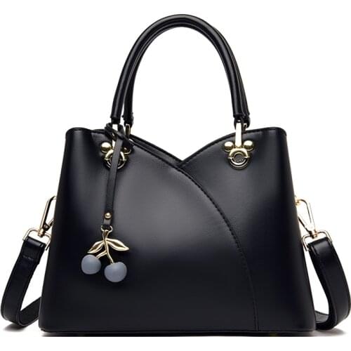 Quality PU Leather Shoulder Bag Women Brand Stitching Designer Multi-layered Pockets Crossbody Handbag Lady Large Top Handle Bag