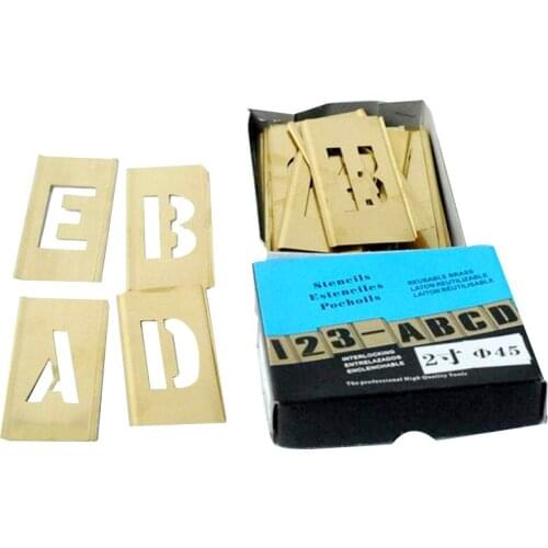 0-9 A-Z Alphanumeric Printed Version Wall Letter Number Mold Spray Paint