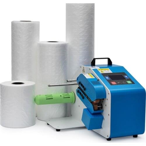 110V/220V Air Cushion Machine Bubble Bag Packing Film Inflator Automatic Filling Pillow Bag Pllw Buffer Packing Making Machine