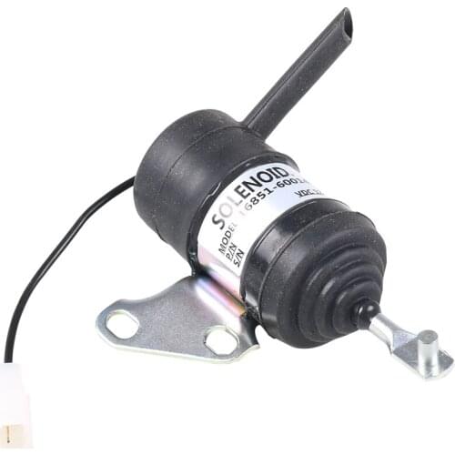 16851-60014 Aluminum Alloy Universal Durable Mower Tractor Solenoid Professional Fuel Shut Off Stop Accessories For Kubota