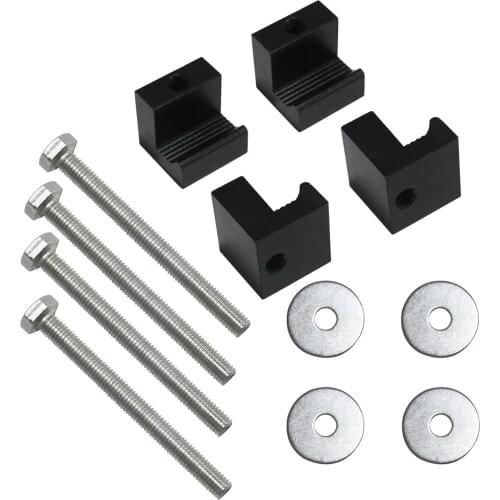 4 PCS Truck Tool Box Mouting Kit Pickup Toolbox Tie Downs Aluminum Alloy J Hooks Car Goods Car Accessories Truck Bracket