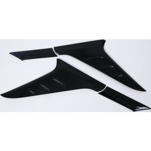 Free Shipping For Hyundai Encino 2018 4PCS ABS Chrome Car Exterior Mouldings Rear Window Frame Cover Trim Car Styling