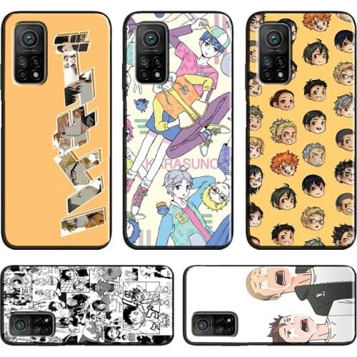 Haikyuu Karasuno Collage Case For Xiaomi Mi 11 Ultra 9T 10T Pro Mi Note 10 Lite Cover For POCO X3 M3 Pro F3 Coque