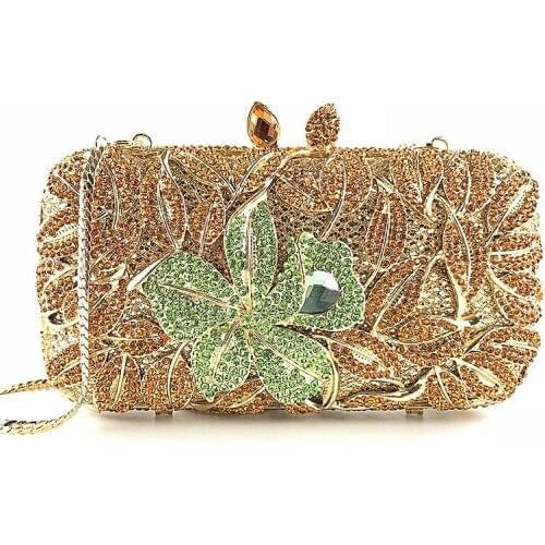 Bag for Woman Designer Bag Flower Diamond Evening Bags Women Party Shoulder Purse Luxury Lady Money Pocket Crystal Bag