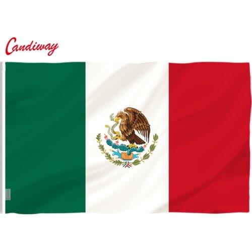 Mexican Flag Polyester Flag Banner for Festival Home Decoration Super-Poly Indoor Outdoor Mexico flag NN025