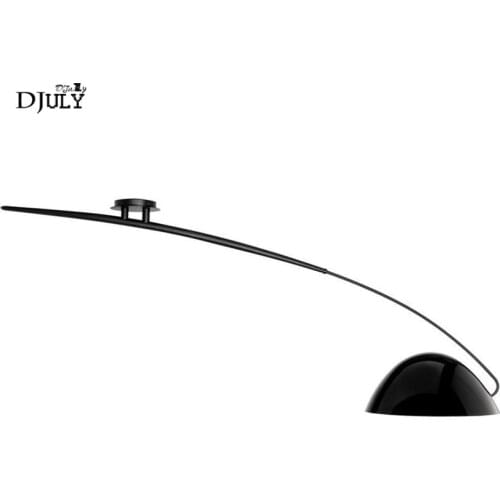 Italy design long arm metal parabola ceiling lamp for dining room bar kitchen modern living room lights office led ceiling light