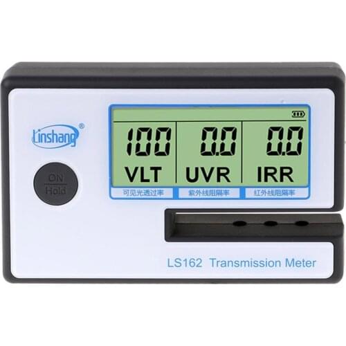 LS162 Window Tint Meter Solar Film Transmission Meter VLT UV IR Rejection Tester