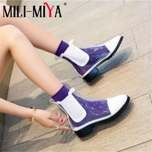 Женские резиновые сапоги MILI-MIYA China At AliExpress