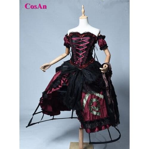 New Game Touhou Project Kagiyama Hina Cosplay Costume Red Elegant Formal Dress Activity Party Role Play Clothing Custom-Make