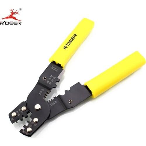 RDEER Crimping Pliers Wire Stripper Cable Cutter Crimper Multi tool Hand Tools