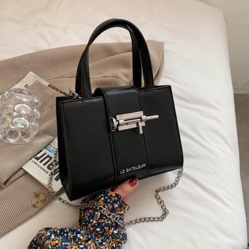 Simple Casual Commuter Bag Ladies High-quality Handbag 2021 Summer New Style Korean Fashion One-shoulder Messenger Chain Bag