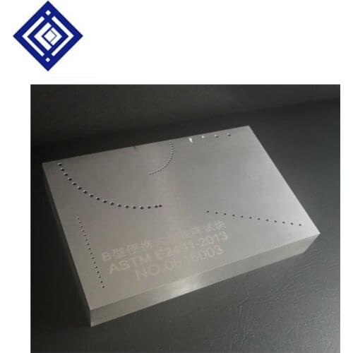 Type A/B Portable Phased Array Test Block Test Block For Flaw Detection 20# Steel