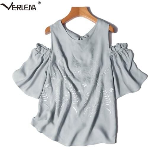Блузки с коротким рукавом Verlena China At AliExpress