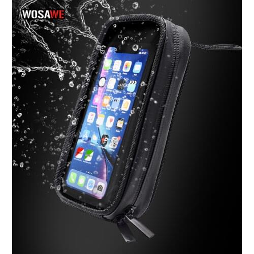 WOSAWE Motorcycle Fuel Tank Magnetic Mobile Phone Bag Waterproof Can connect to mobile phone GPS navigation