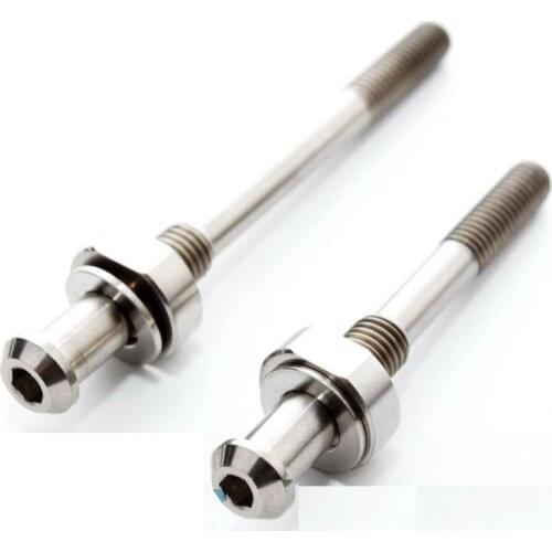 13pcs/set Bicycle Caliper Clip + Brake Pad Bolts Titanium Alloy Full Set Screws Nuts For Brompton Folding Bike Parts