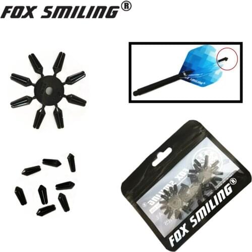 Fox Smiling 40PCS Nylon Dart Flights Wings Protector Tail Savers Accessories, 1 Set Is 8pcs