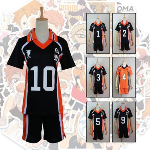 9 Styles Haikyuu Cosplay Costume Karasuno High School Volleyball Club Hinata Shyouyou Kageyama Tobio Sportswear Jerseys Uniform