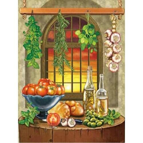 DIY 5D Diamond Painting Cross Stitch Pattern bottle Full Diamond Embroidery Mosaic kitchen rhinestones Painting Home Decor