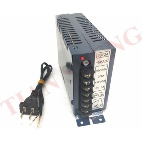 Jamma 5V/10A Arcade Switch Power Supply 12V/5A Power Cord for Pandoras Box Console Jamma Arcade Games Machine