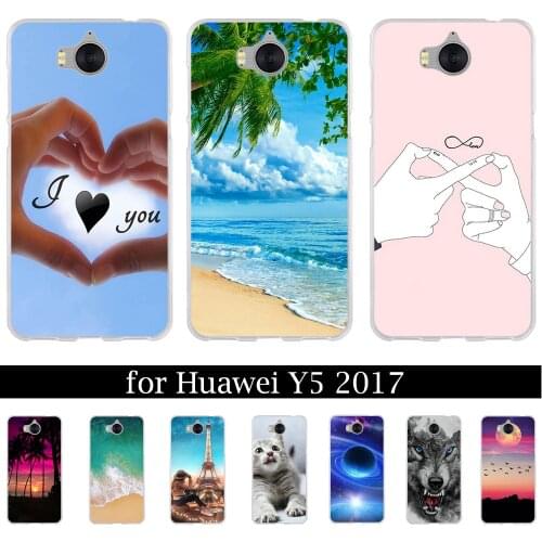 CEOTNG For Huawei Y5 2017 Mya-l22 Mya-u29 Phone Case For Huawei Y5 III Silicone Soft TPU Back Cover For Huawei Y6 2017 Case