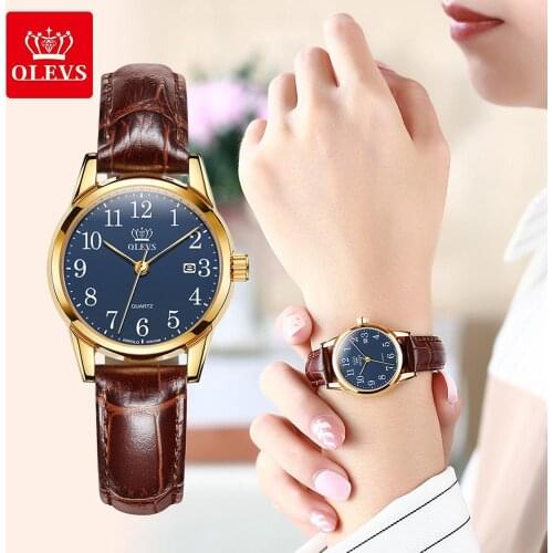 Womens wristwatch quartz watch ultra-thin bracelet ladies fashion elegant womens leather black/white/yellow/blue female watch