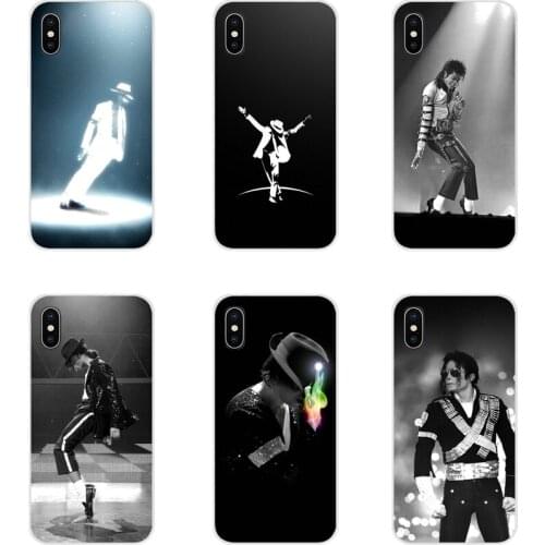 Michael Jackson Dancing King Transparent TPU Cases Cover For Samsung A10 A30 A40 A50 A60 A70 Galaxy S2 Note 2 3 Grand Core Prime