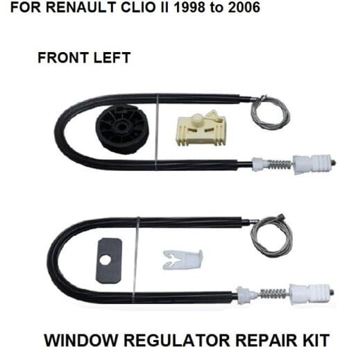 FOR RENAULT CLIO II 3 DOOR WINDOW REGULATOR REPAIR KIT FRONT LEFT SIDE