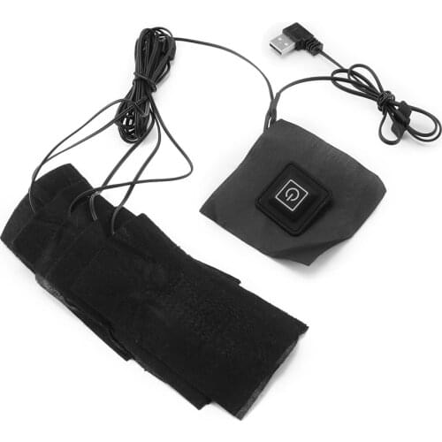 5-In-1 USB Electric Carbon Fiber Heating Pad Hand Warmer Clothes Heating Pads Adjustable Temperature For Thermal Vest