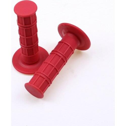 Red 22mm 7/8" Handlebar Hand Grips Throttle for Motorbike Dirt Bike Pitpro