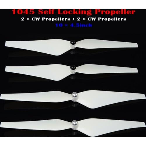 Mini drone 8pcs/4pairs 1045 Self Locking Propeller for CW CCW 10x45 Blade for F450 F550 S500 S550 Quadcopter Multicopter