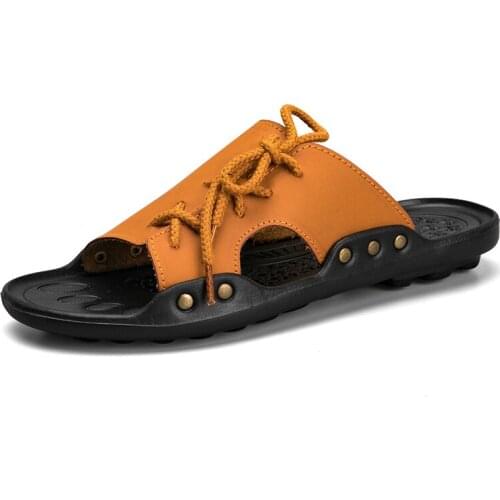 2020 New Summer Cool Water Flip Flops Men High quality Soft Massage Beach Slippers Fashion Man Casual Shoes White Zapatos Hombre