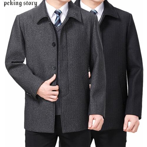 Peking Story Men's Knitted Coats