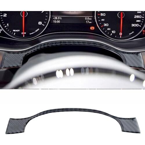 Car Dashboard Strips Central Control Panel Decoration Cover Stickers for - A6L A7 2012-2018 Accessories