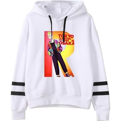 Tokyo Revengers Hoodie Anime Cosplay Sano Manjiro Mikey Hooded Hoody Loose Oversized Pullovers Unisex Parallel Sleeve Sweatshirt
