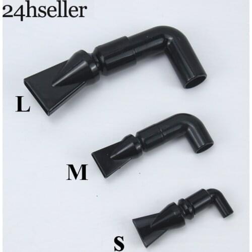 High Quality 1PC Black Aquarium Tank Pump Duckbill Water Outlet Nozzle Duckbilled Return Pipe Fitting Size S/M/L