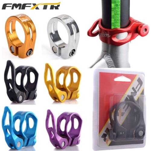 Bicycle Seatposts Clamps 25.4mm 28.6mm 31.8mm 34.9mm Seat Tube Clip Aluminum Alloy CNC MTB Road Bicycle City Folding Bike Parts