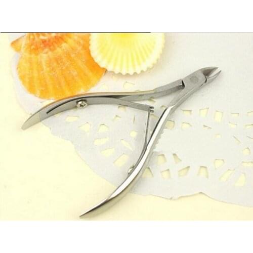 1PCS Cuticle Scissor Stainless Steel Cuticle Nail Nipper Clipper,Nail Art Manicure Pedicure Care Trim Plier Cutter Nail Tools