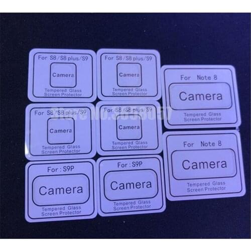 100pcs/lot Camera Lens Tempered Glass film For Samsung Note 9 S8 S9 Plus Protective Protector Cover