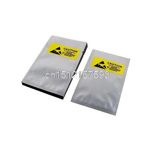50 Pcs Aluminum Foil Open Top Anti Static Bag 7cmx11.5cm for Mobile Spare Parts