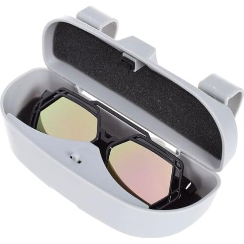 Car Glasses Case Hard Organizer Box Men Sunglasses Holder Reading Glasses Storage Pockets For Travel Outdoor